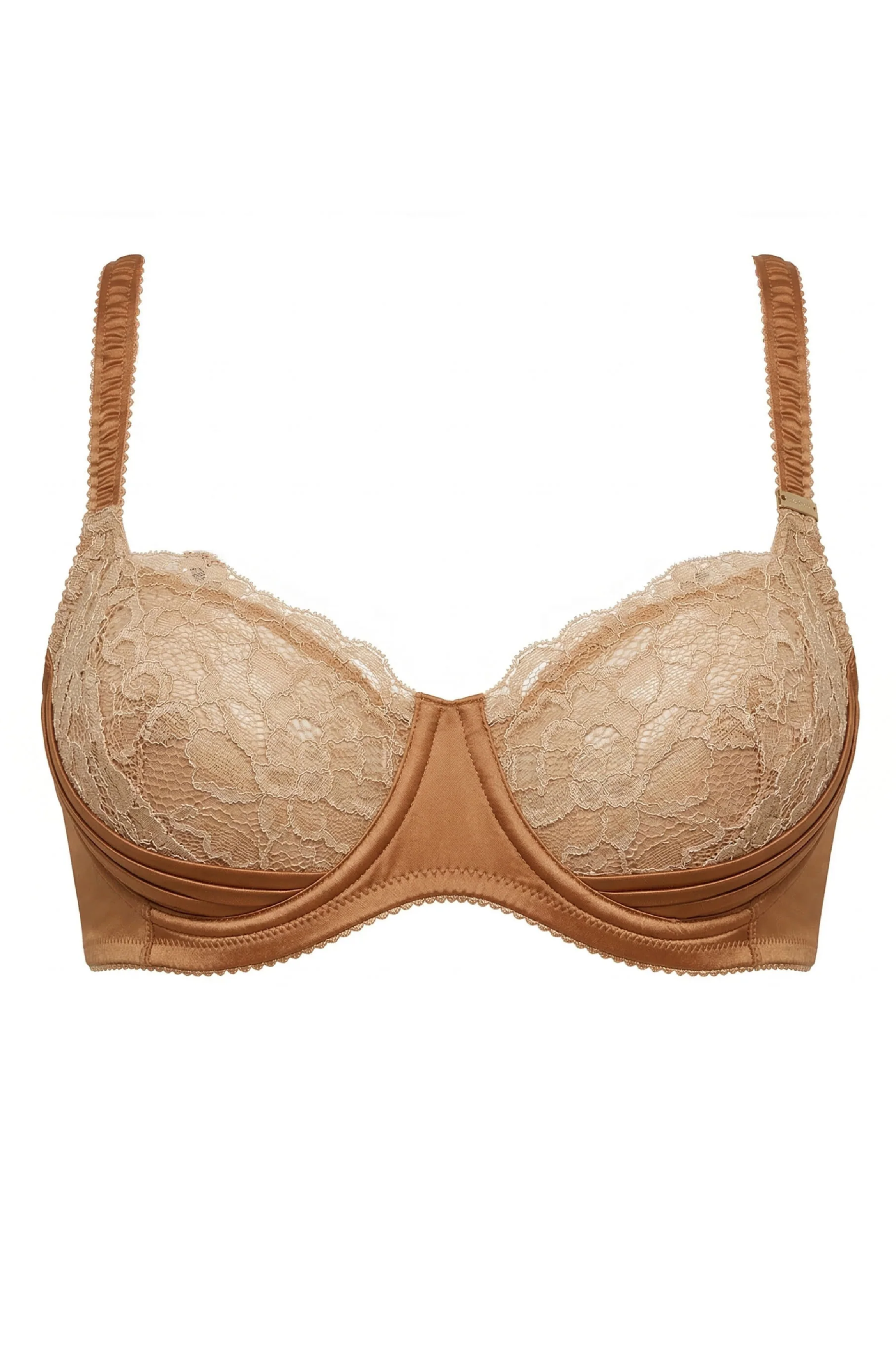 Soutien-gorge PUSH plissé dentelle skin