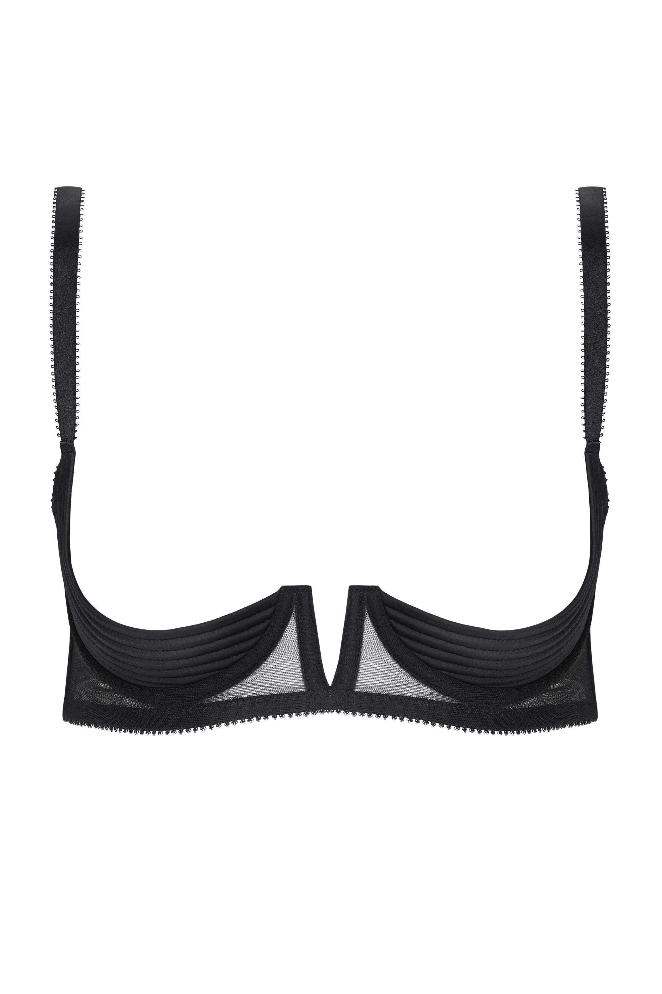 Soutien-gorge sein nu satin noir
