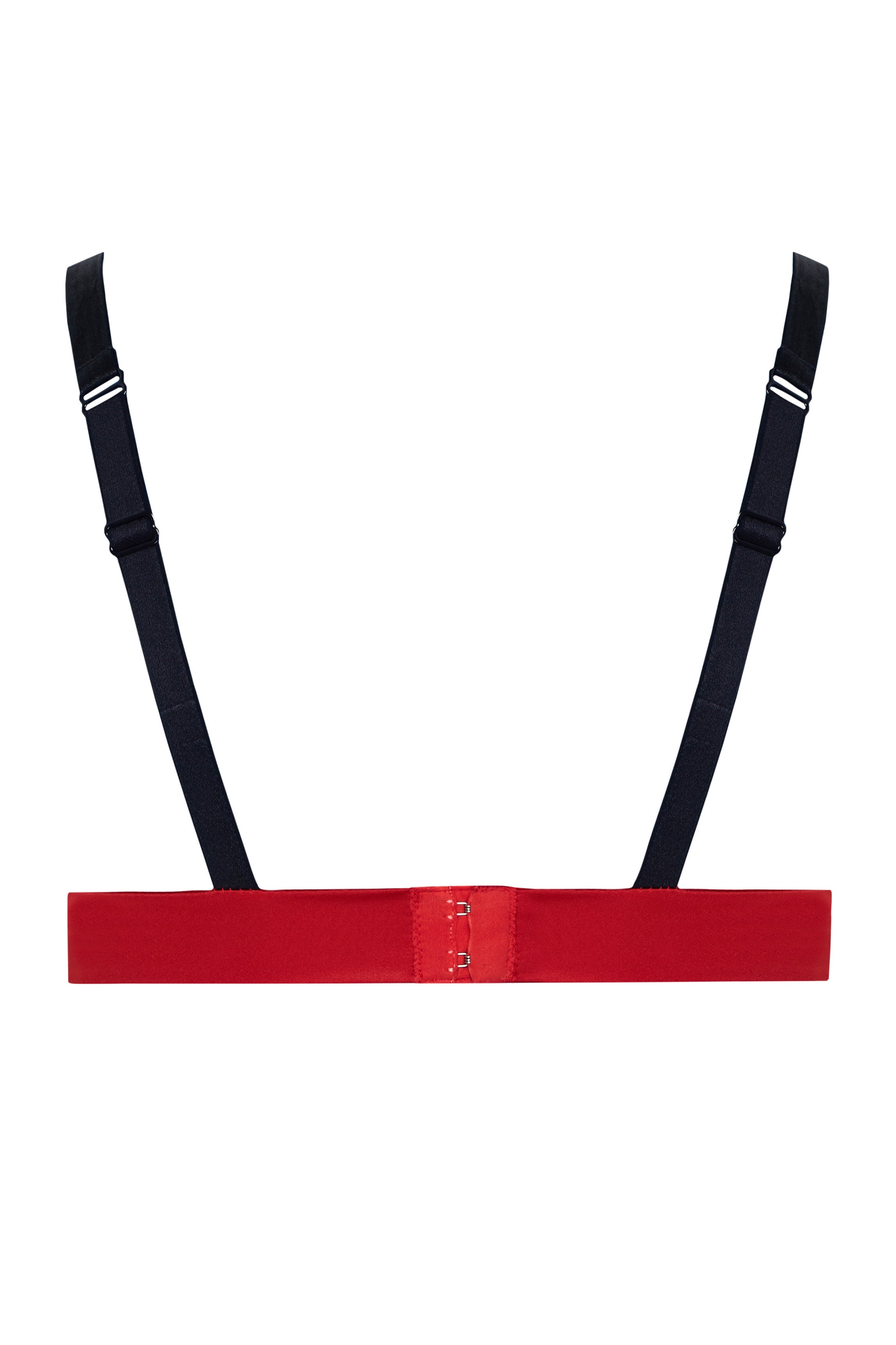 Soutien-gorge sans armature dentelle rouge ALEXIA