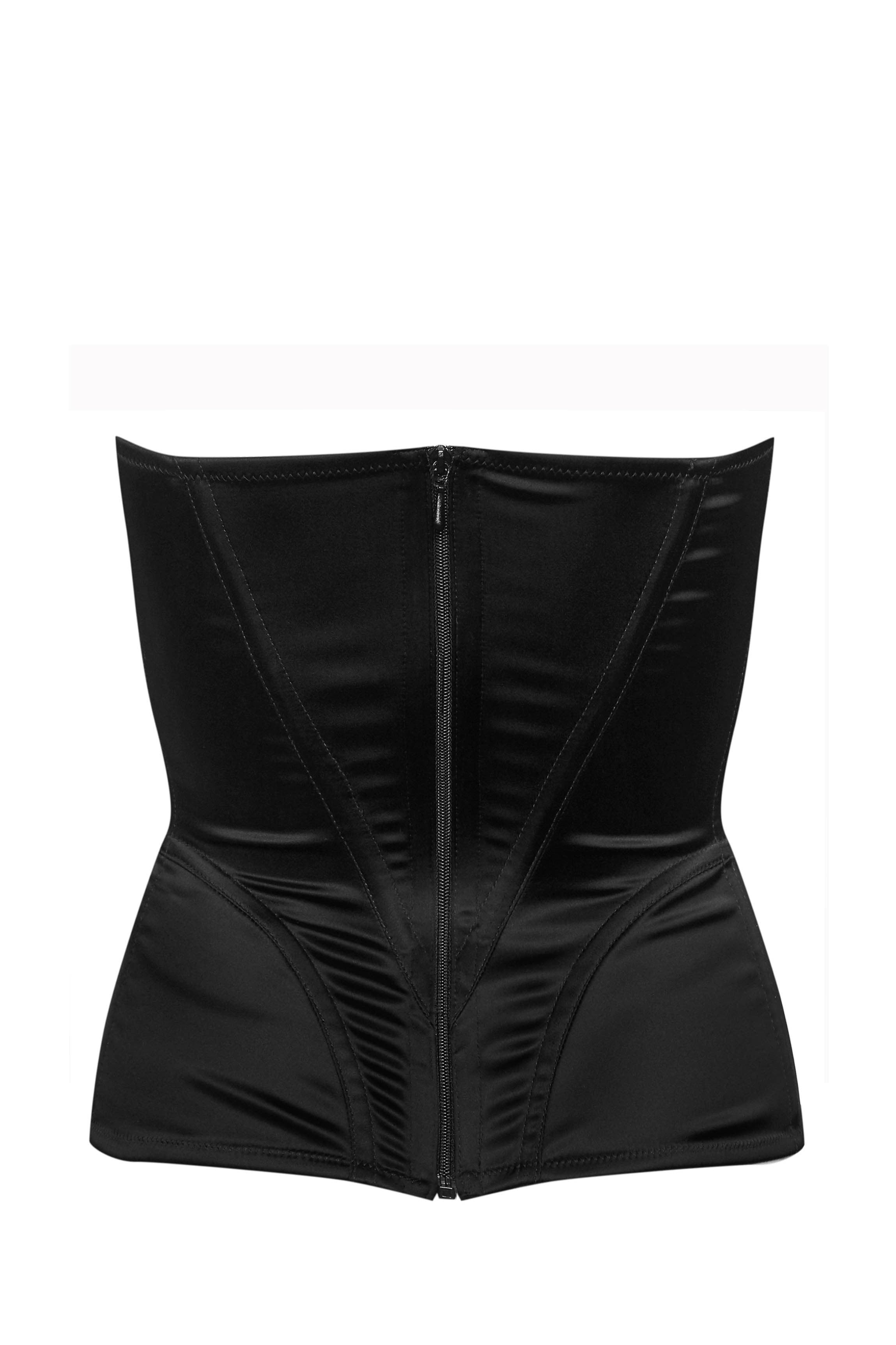 Corset noir satin ARROW
