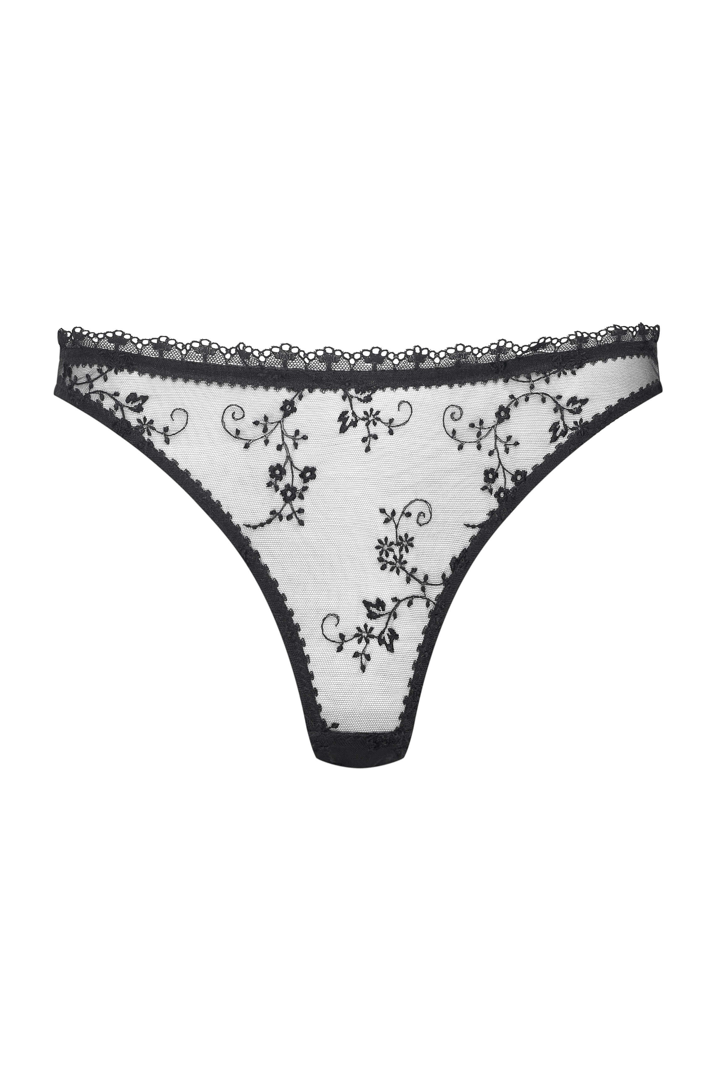 String CATHY fleurette noir