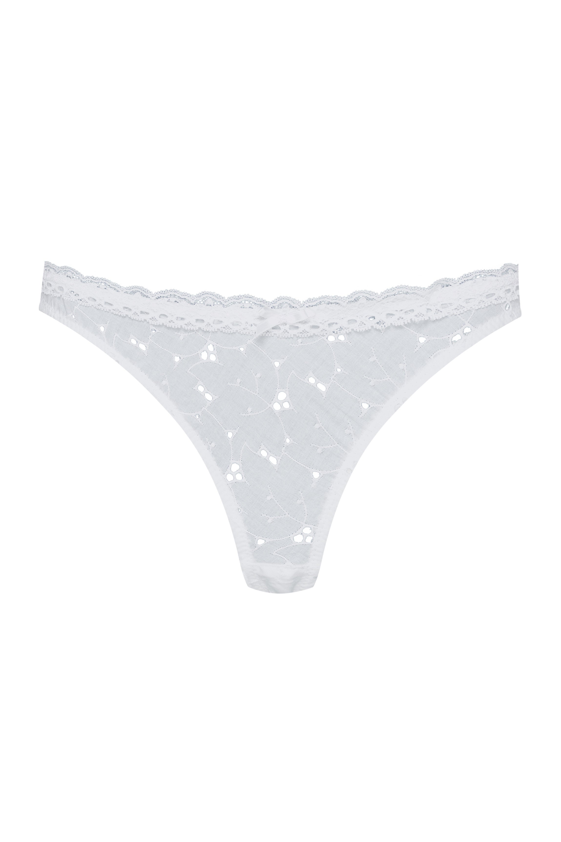 String CATHY broderie anglaise blanc
