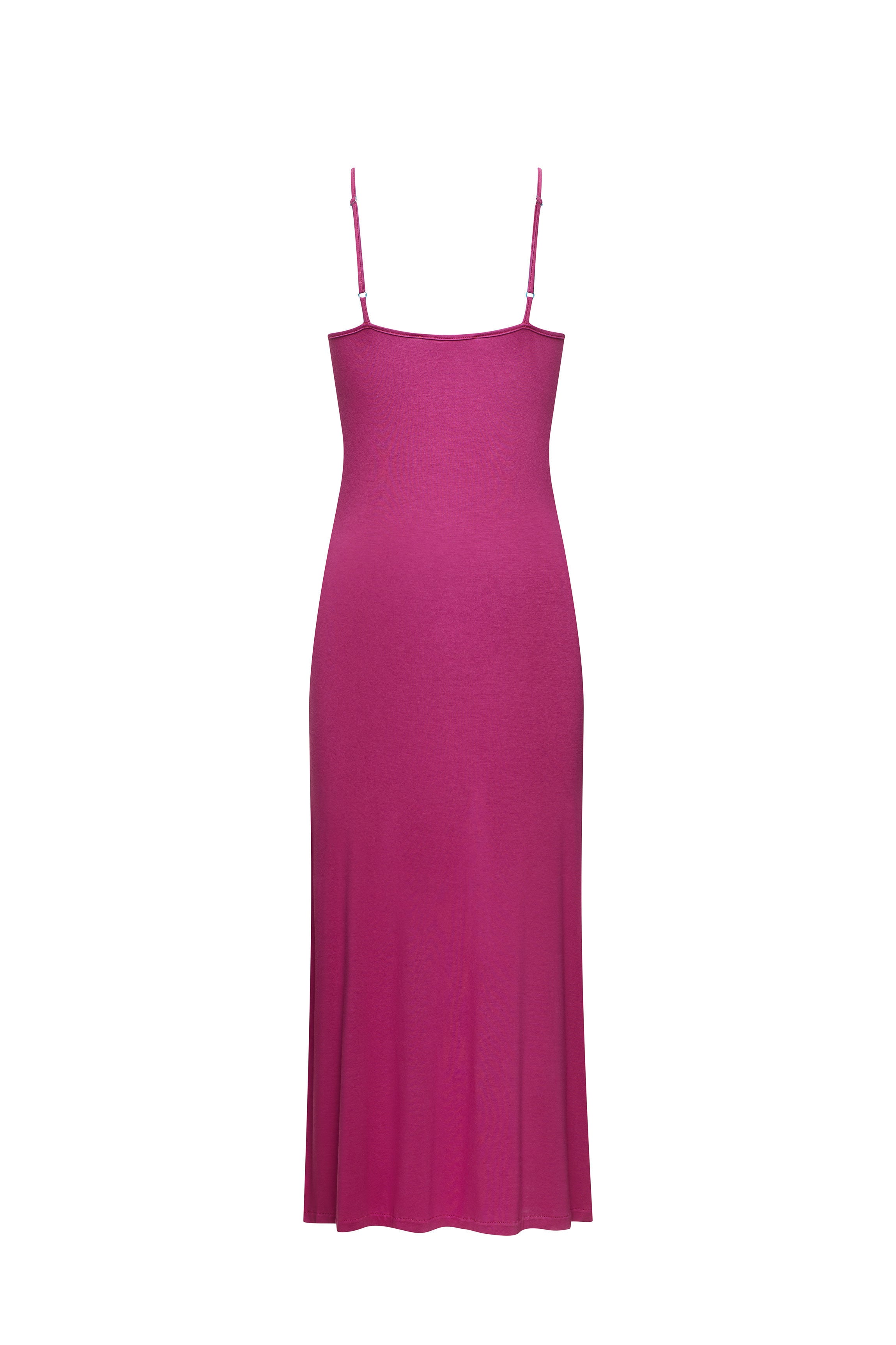 Chemise de nuit modale rose