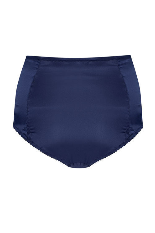 Culotte GAINANTE satin bleu "Gina"