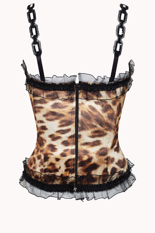 Corset velours et dentelle YO