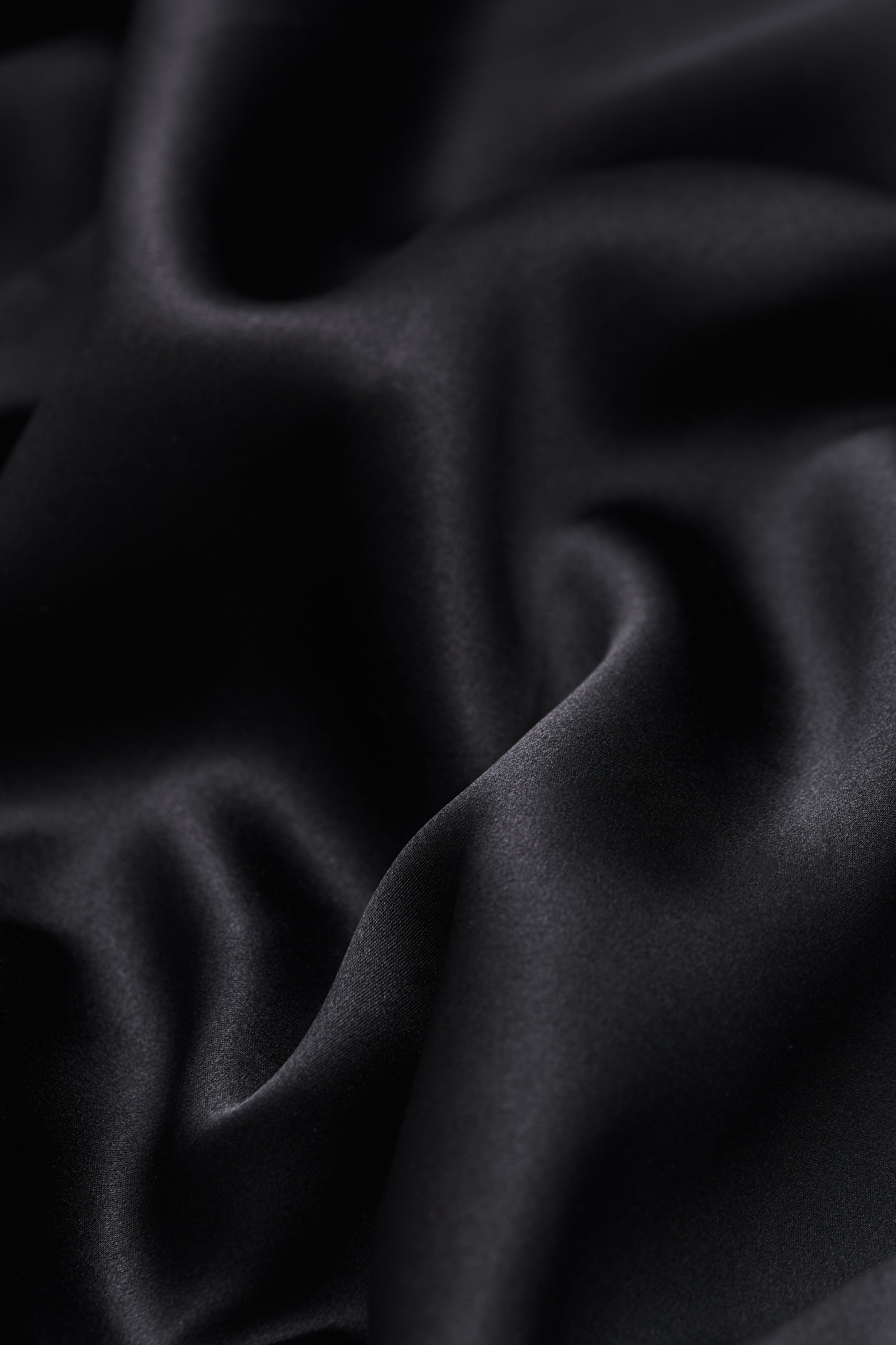 Peignoir soie noire