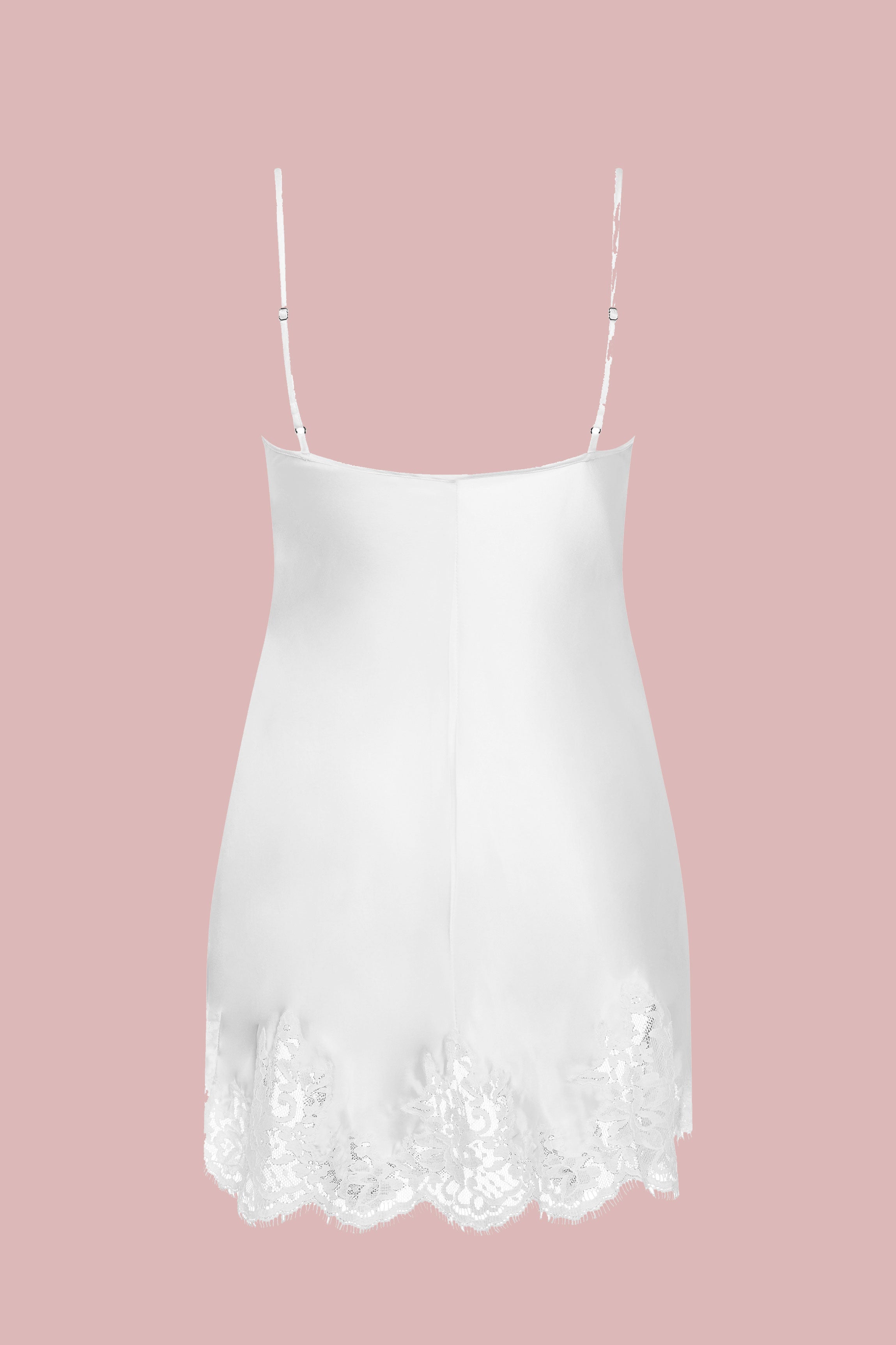 Nuisette soie blanche