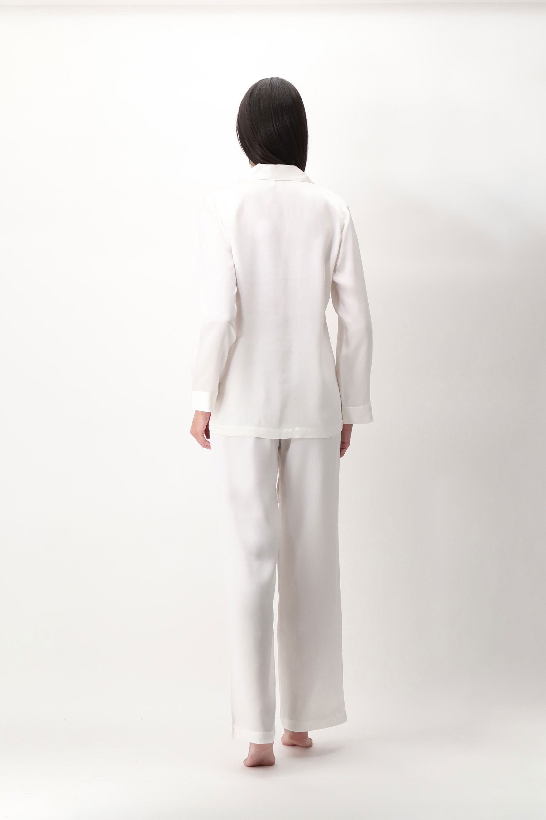 Pyjama soie ivoire