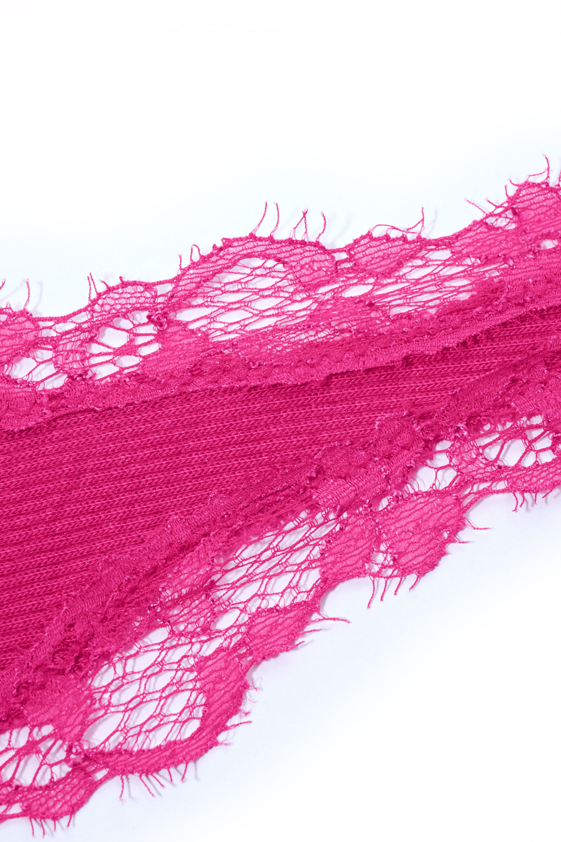 Débardeur en soie fushia