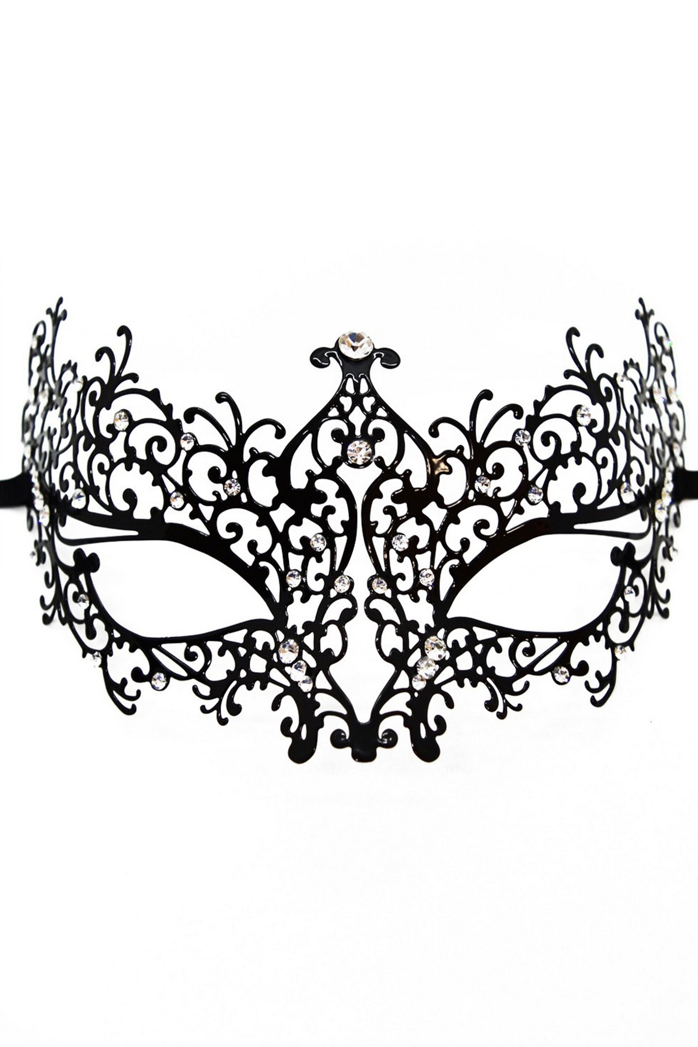 Masque métal noir