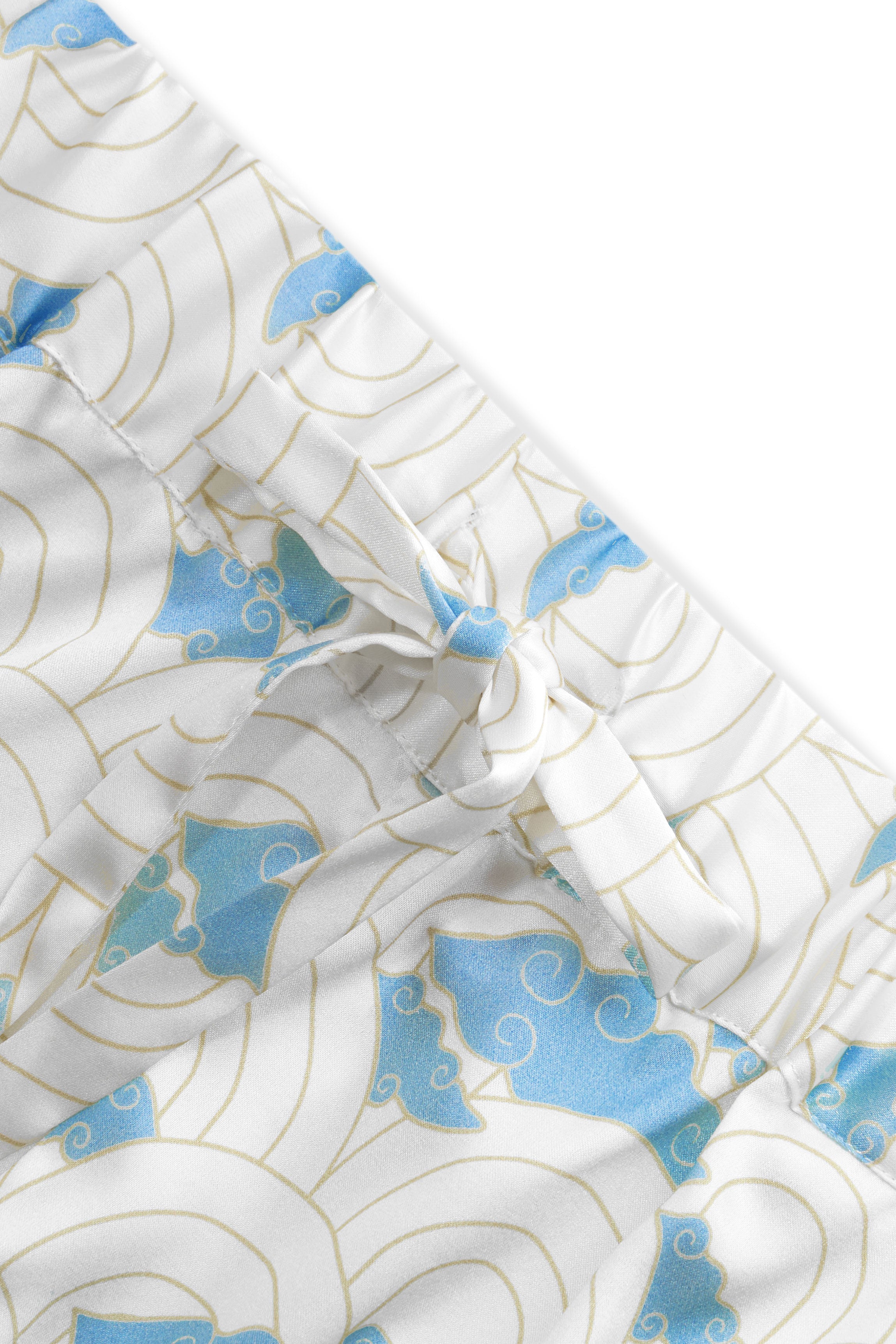 Short en soie Art Deco