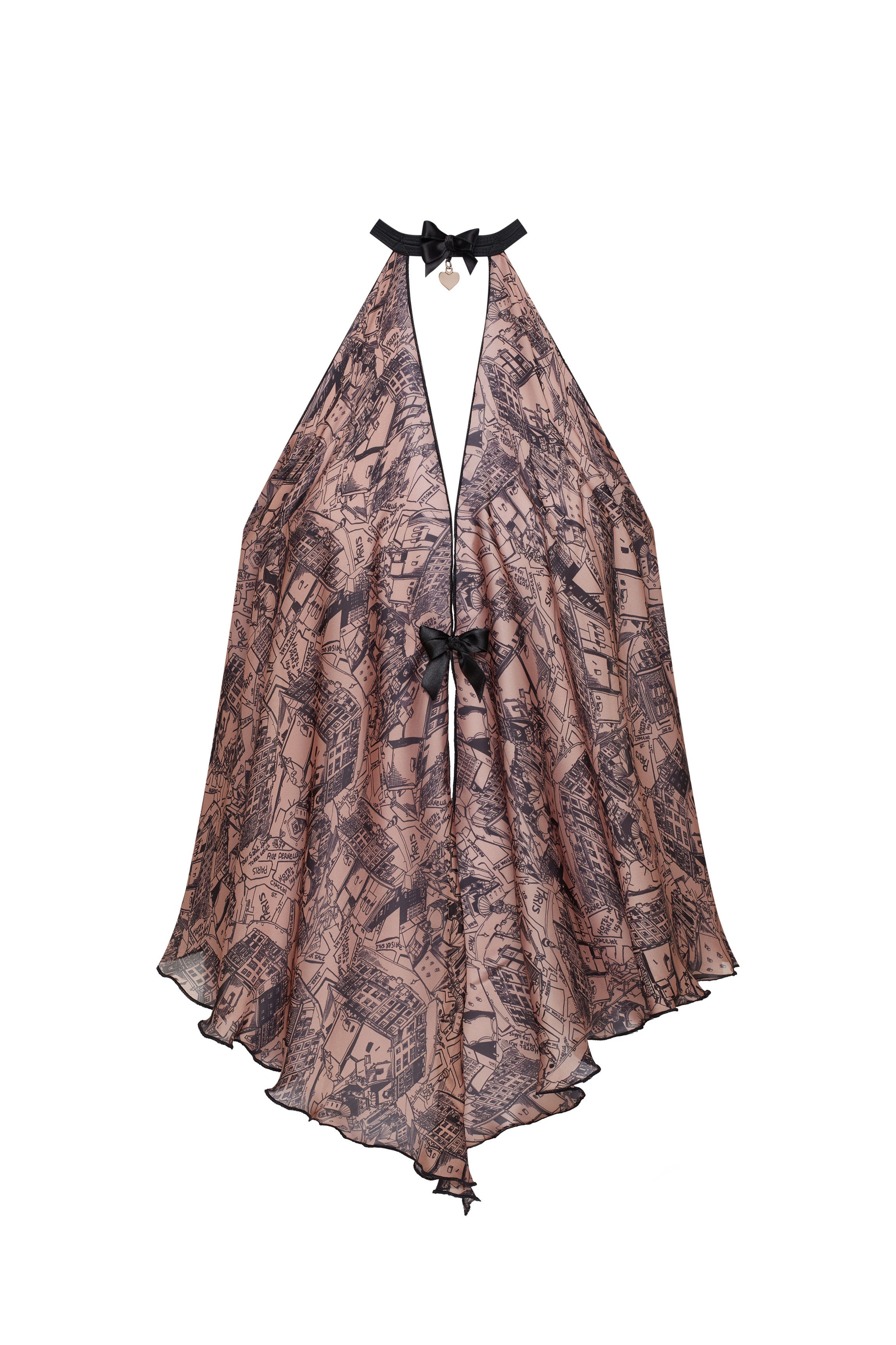 Nuisette mousseline rose