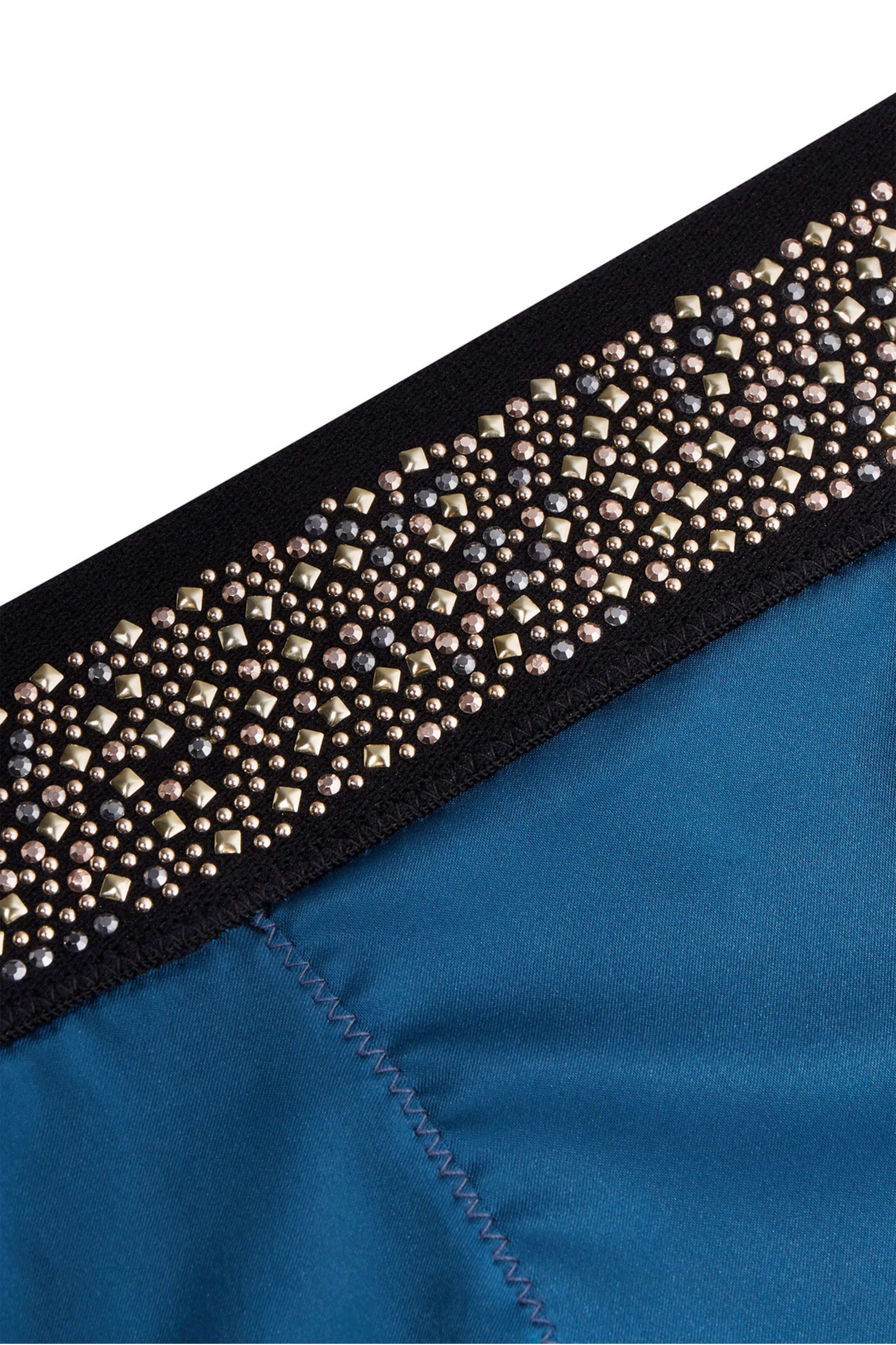 Culotte TAILLE HAUTE satin et strass "Gina"