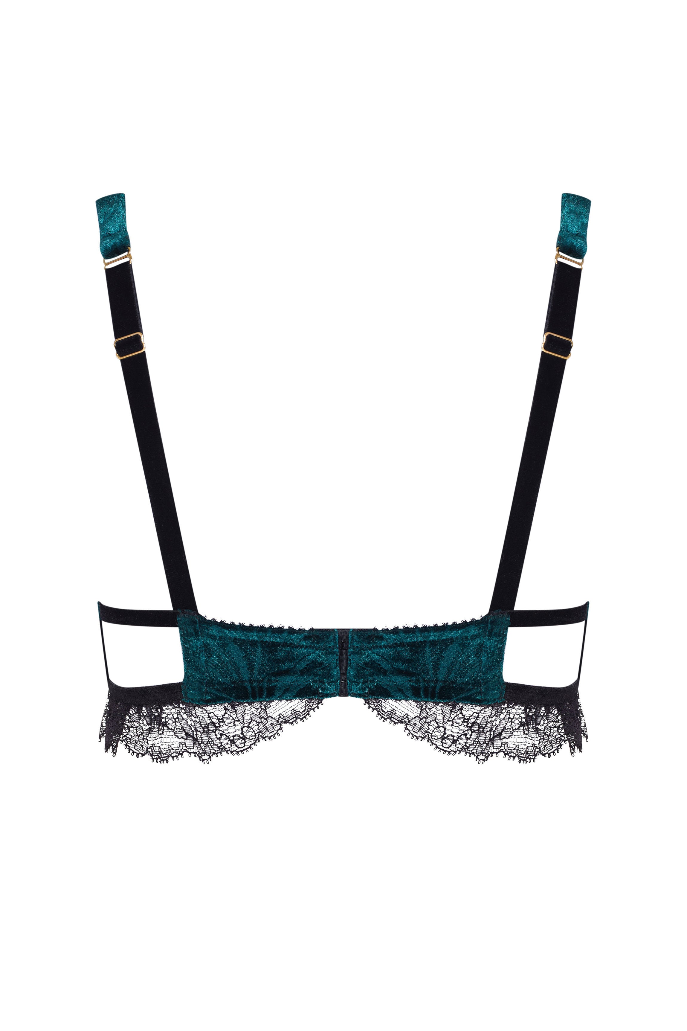Soutien-gorge sein nu velours vert