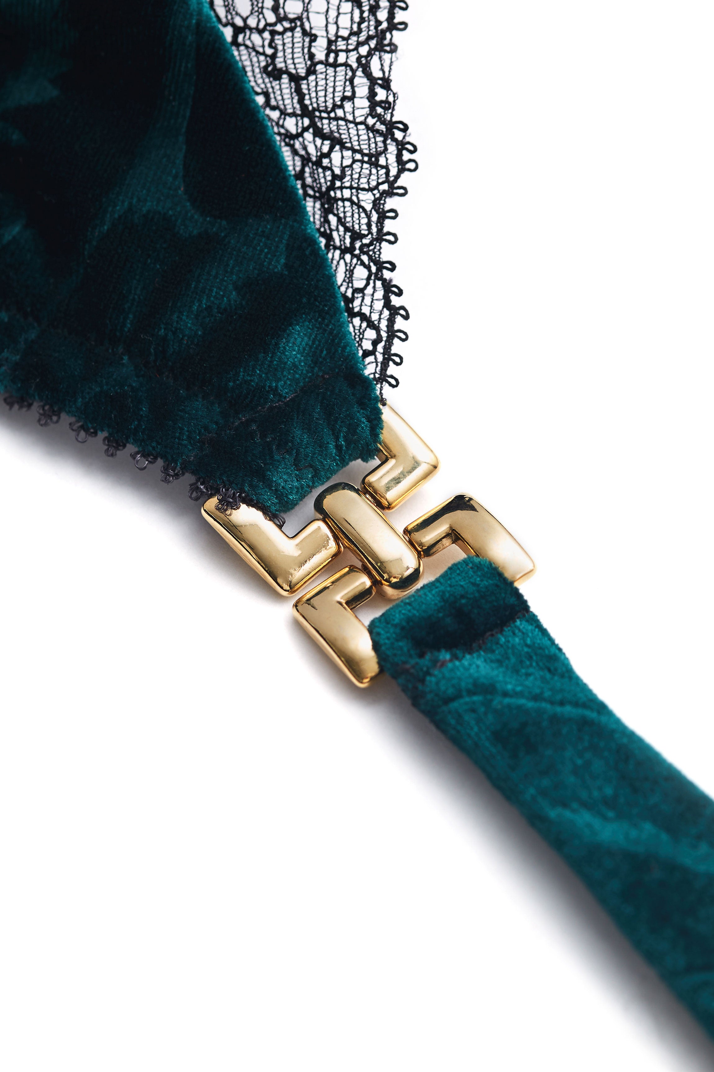 Soutien-gorge sein nu velours vert