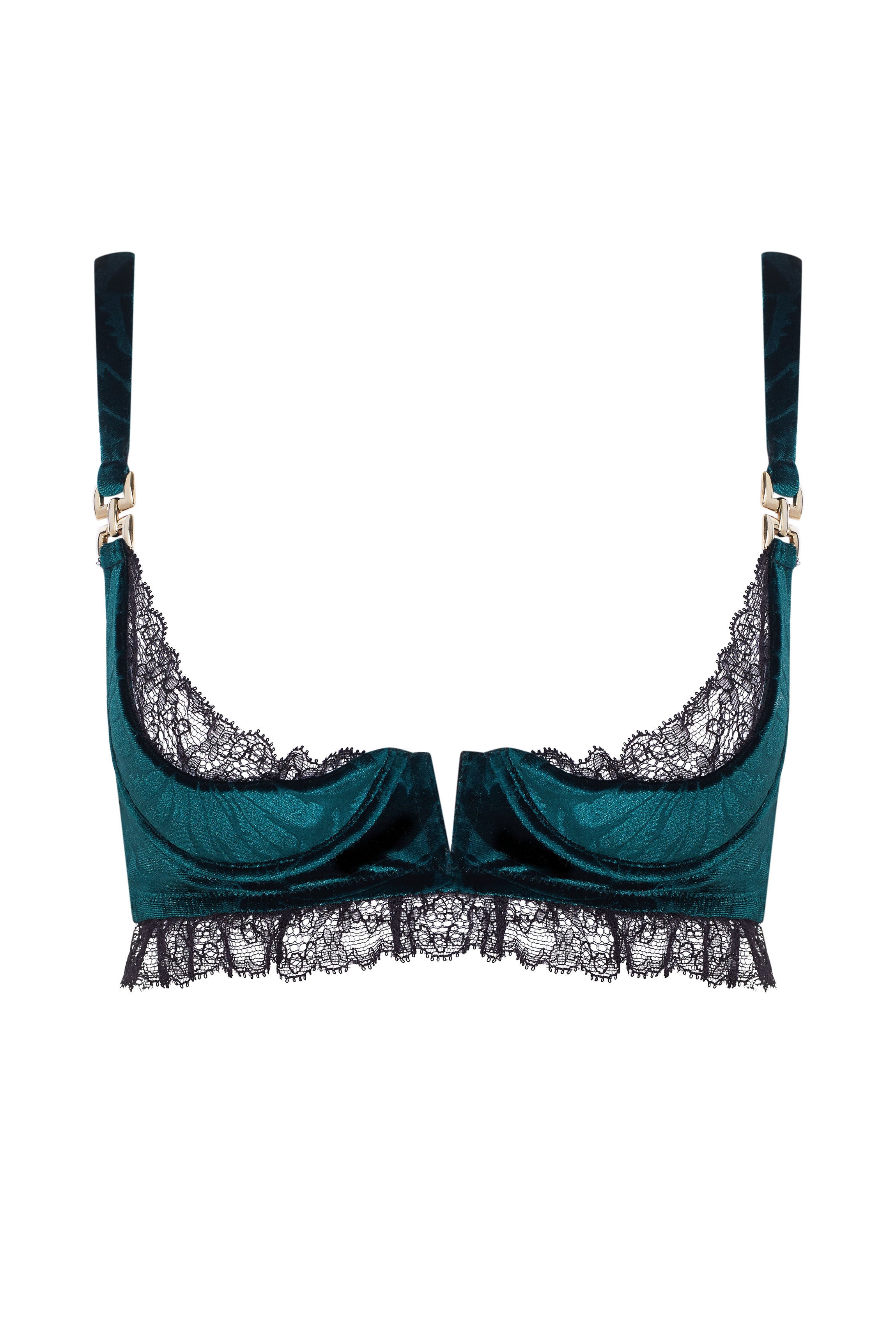 Soutien-gorge sein nu velours vert