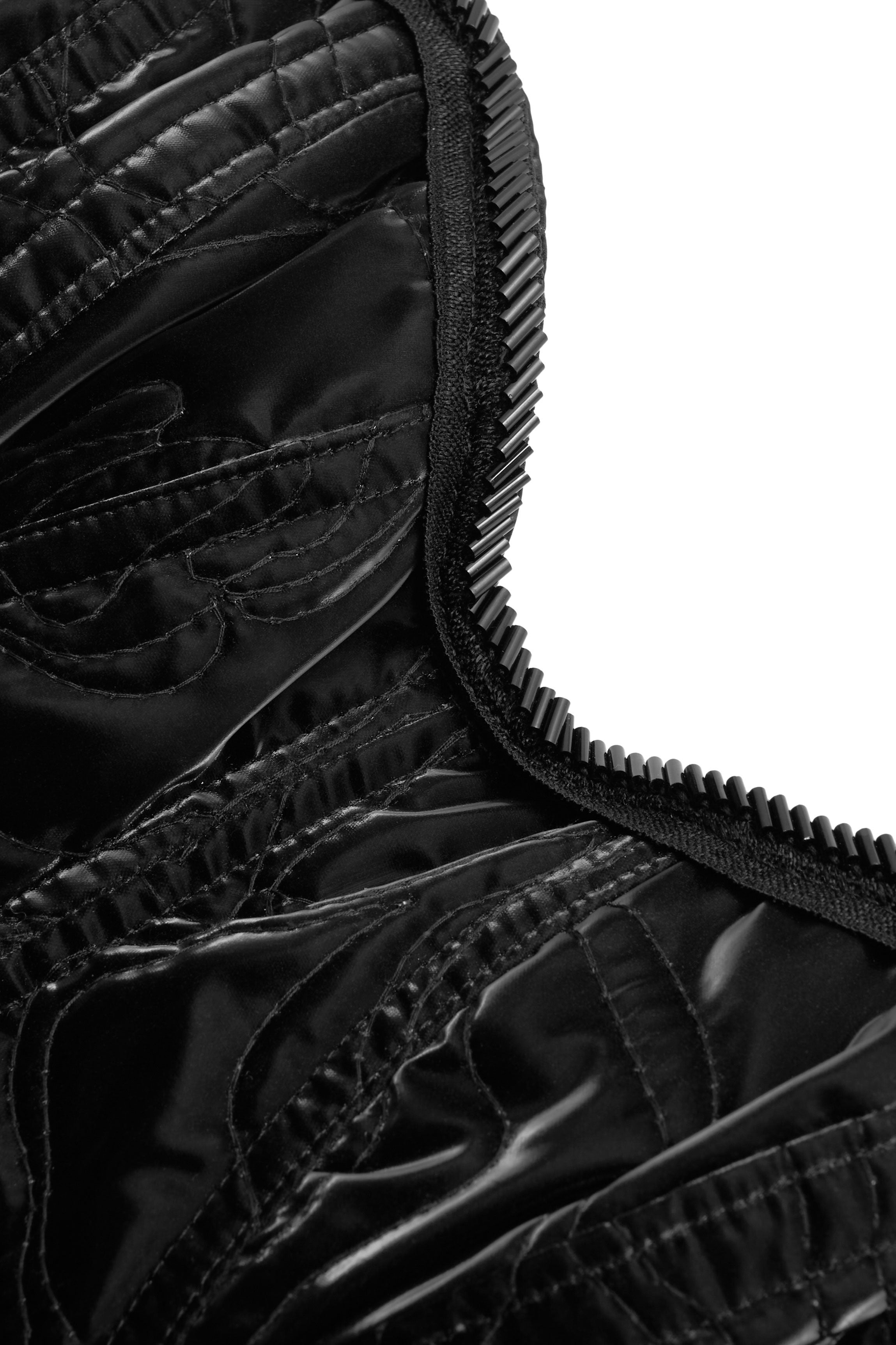 DANAE glossy black corset