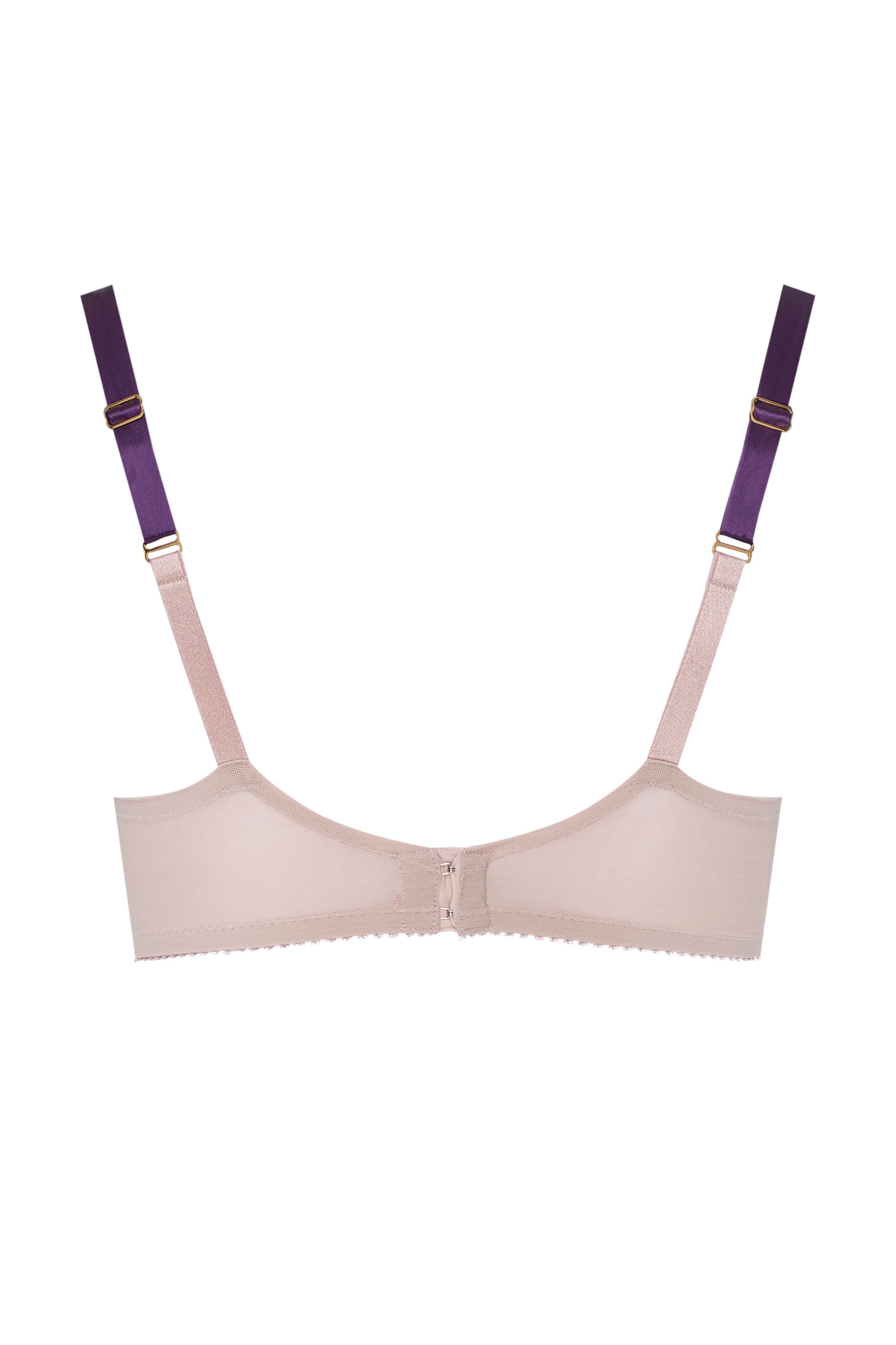 Soutien-gorge brodé mauve