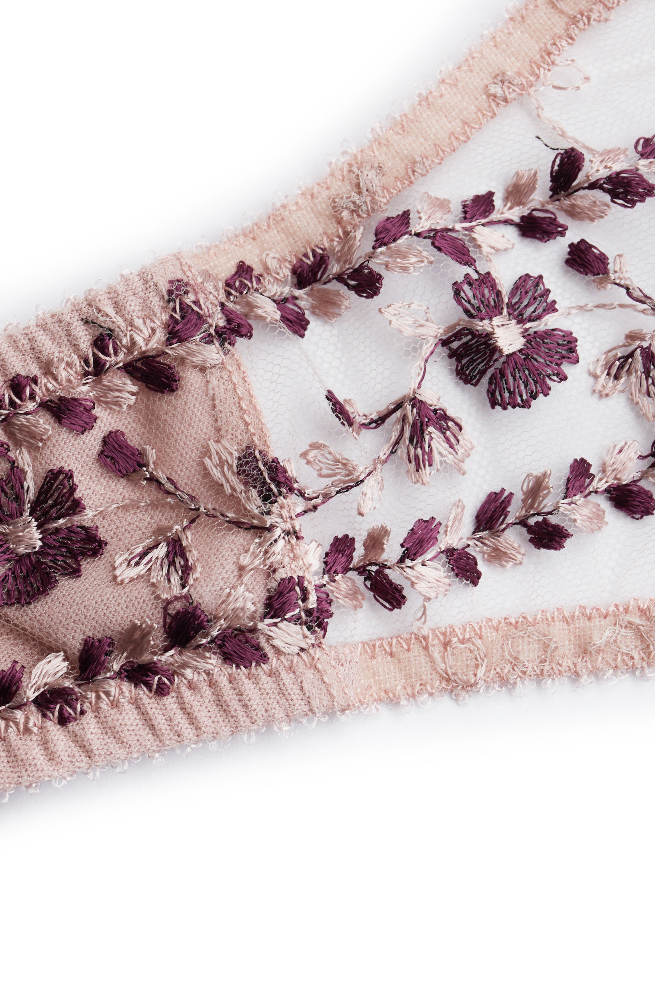 Culotte brodée mauve Chouchou