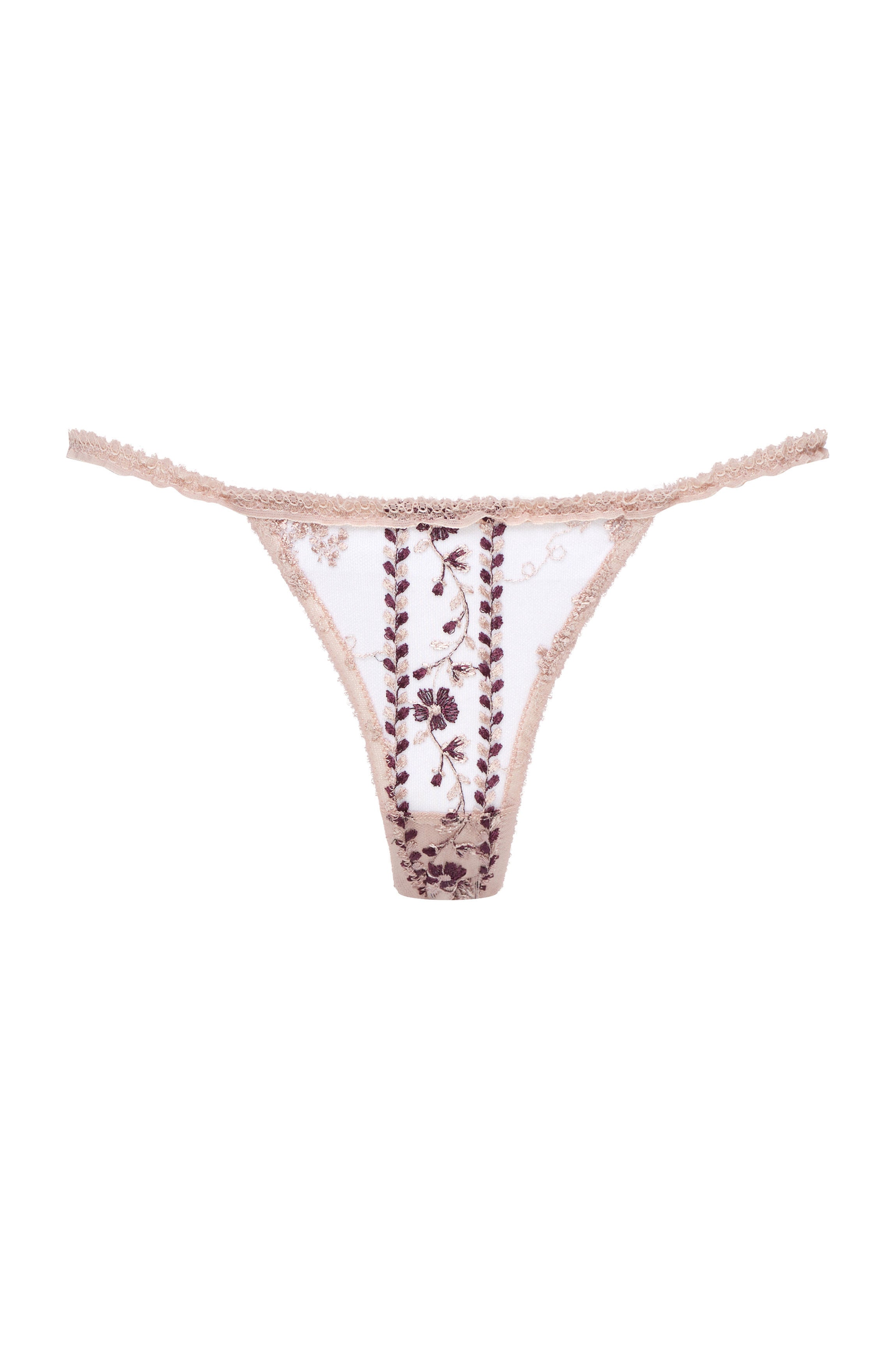 Culotte brodée mauve Chouchou