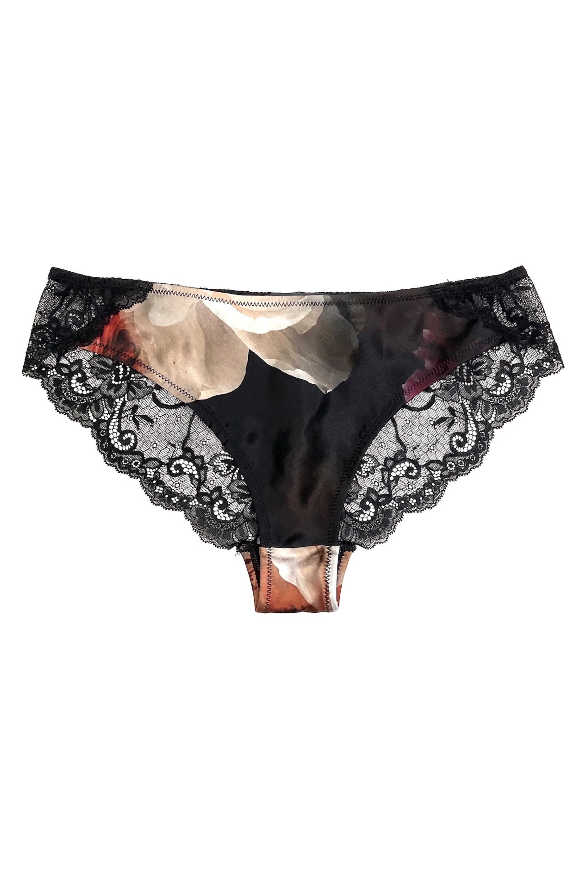 Culotte ELOISE dentelle et soie chic