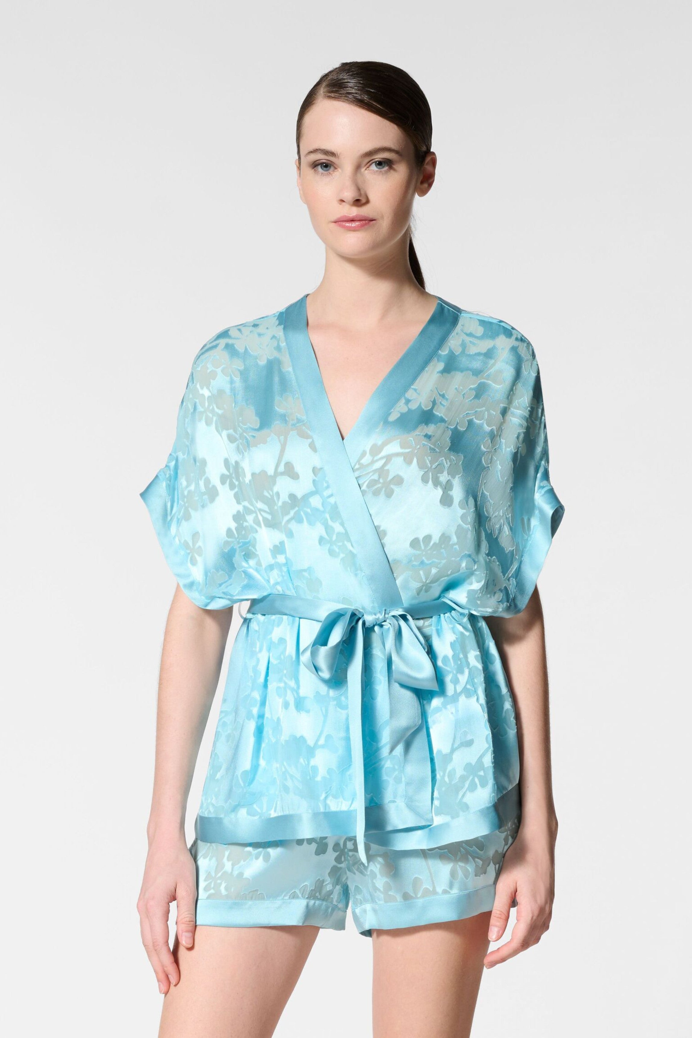Pyjama dévoré bleu