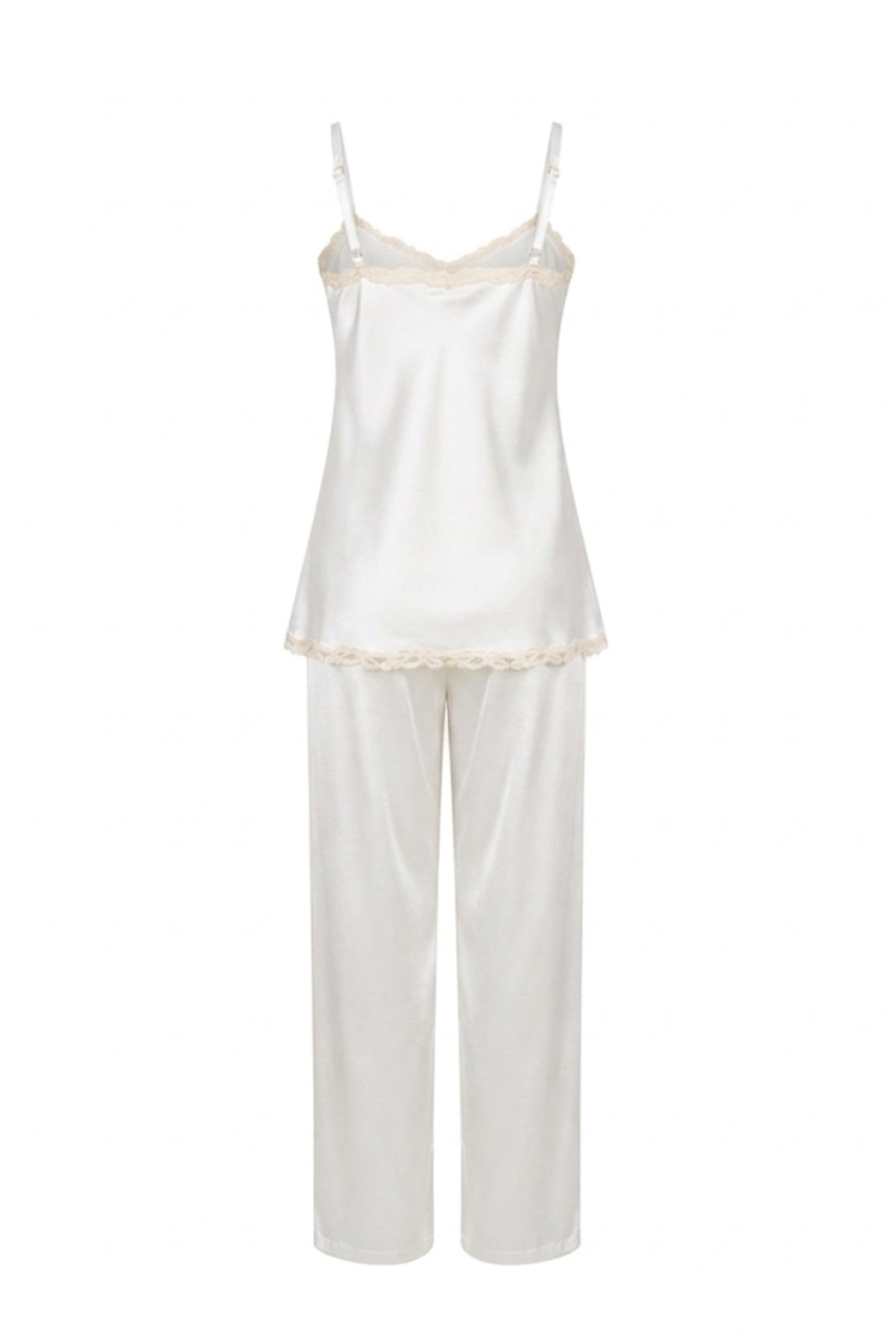 Pyjama soie ivoire