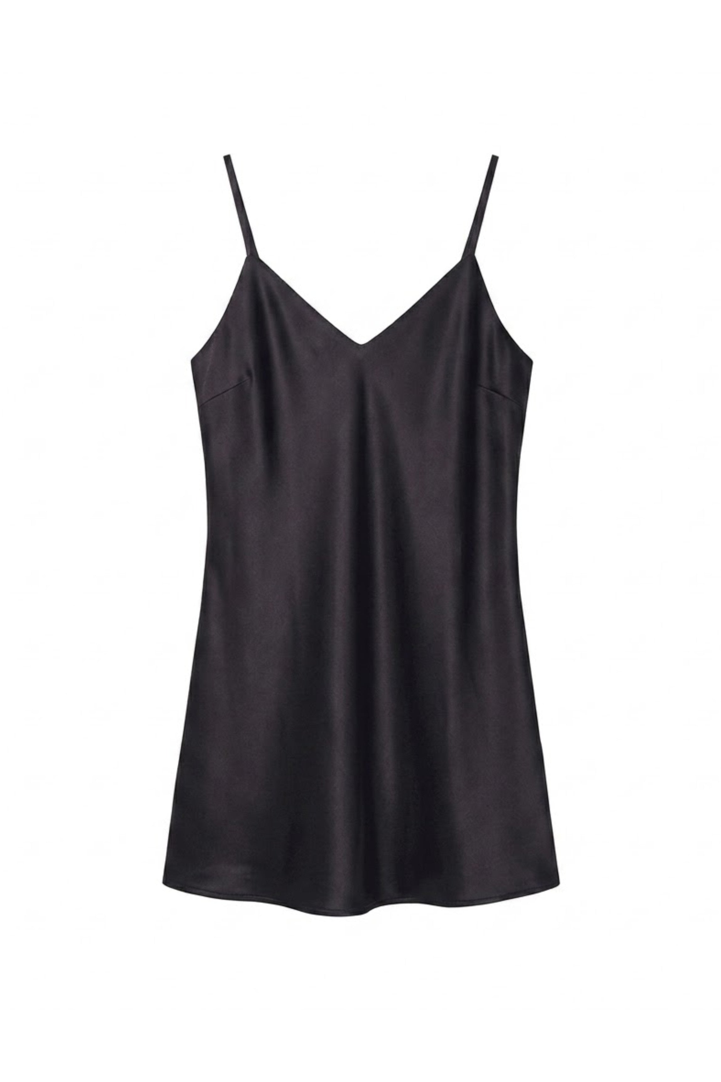 Nuisette babydoll soie noire