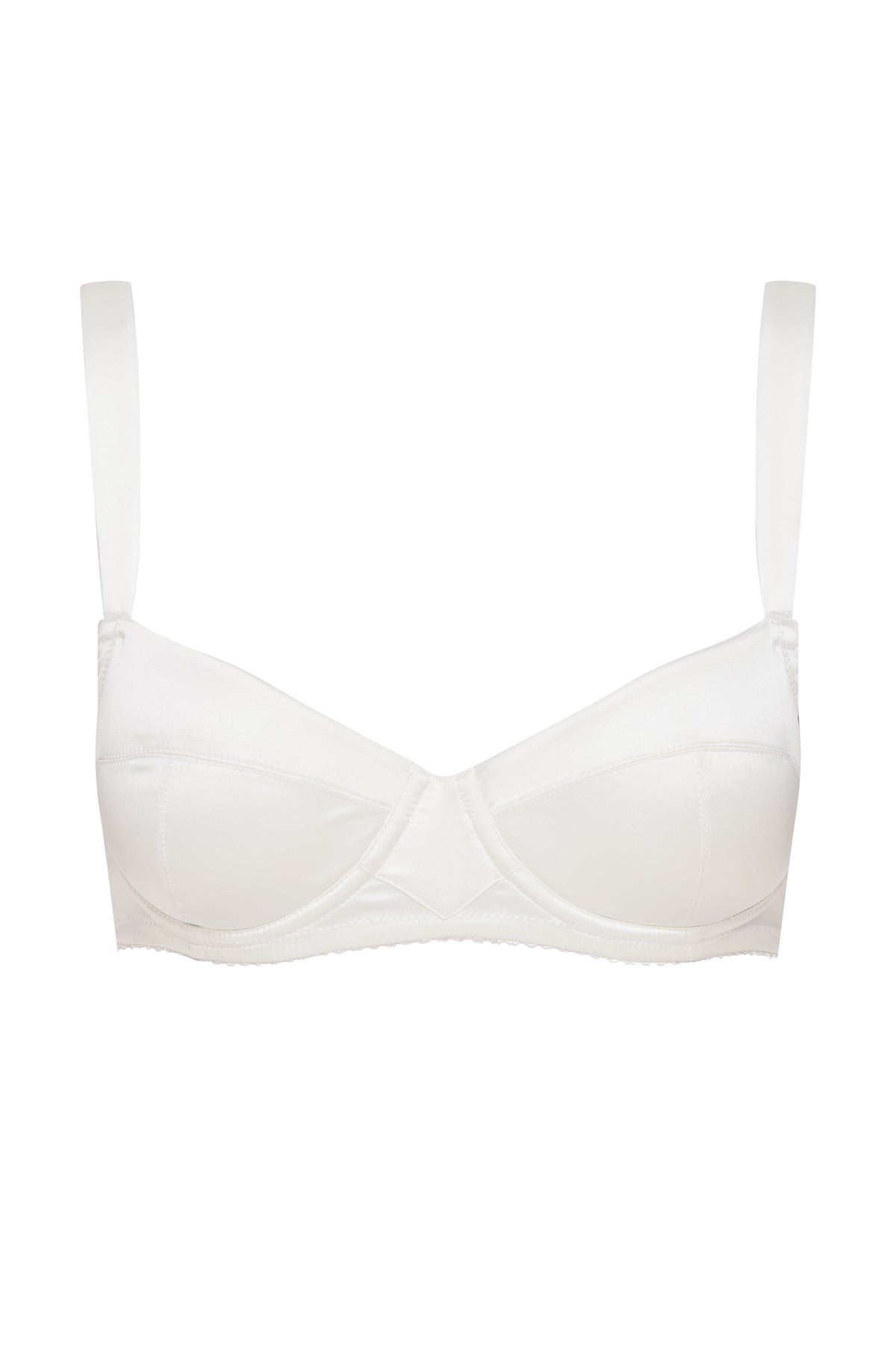 LILI Couture Ivory Satin Bra