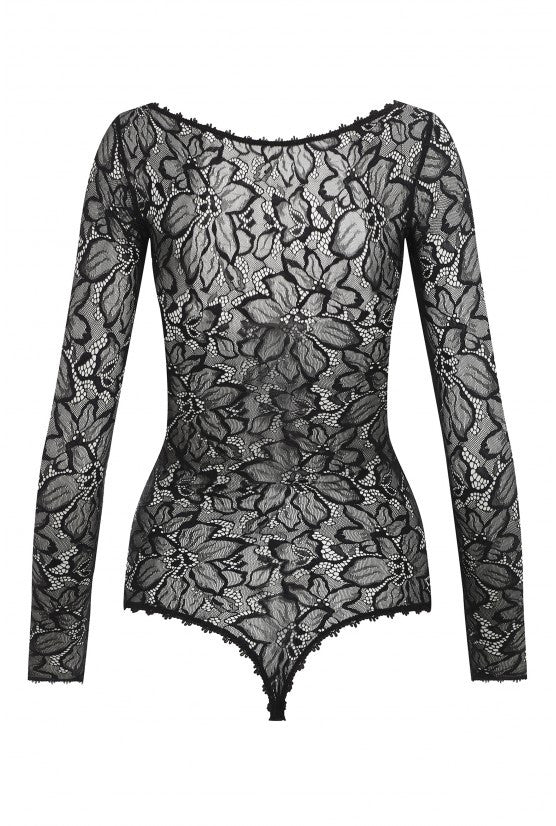 Body satin dos en dentelle IRINA