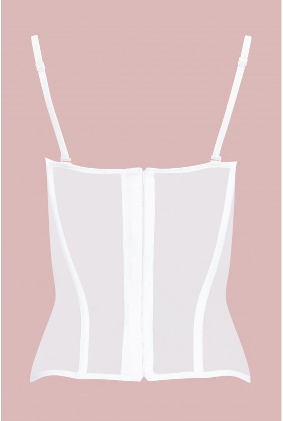 Corset blanc tulle TALIA