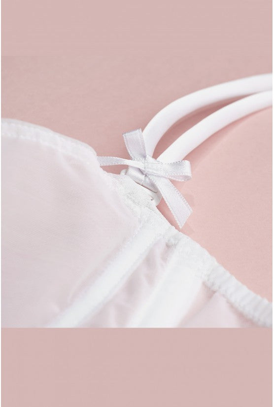 Corset blanc tulle TALIA