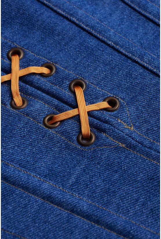 Corset bleu jean MIKO