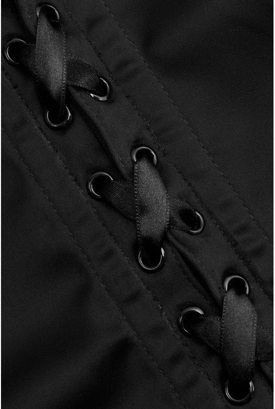 Corset noir satin ARROW