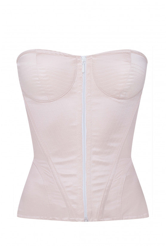 Corset poudre satin AUREA