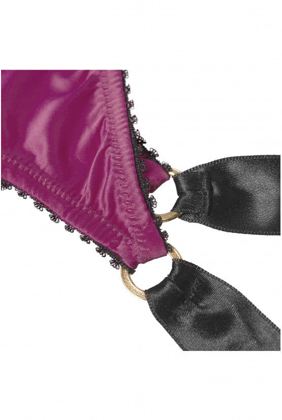 Culotte satin rose ) noeuds GEISHA