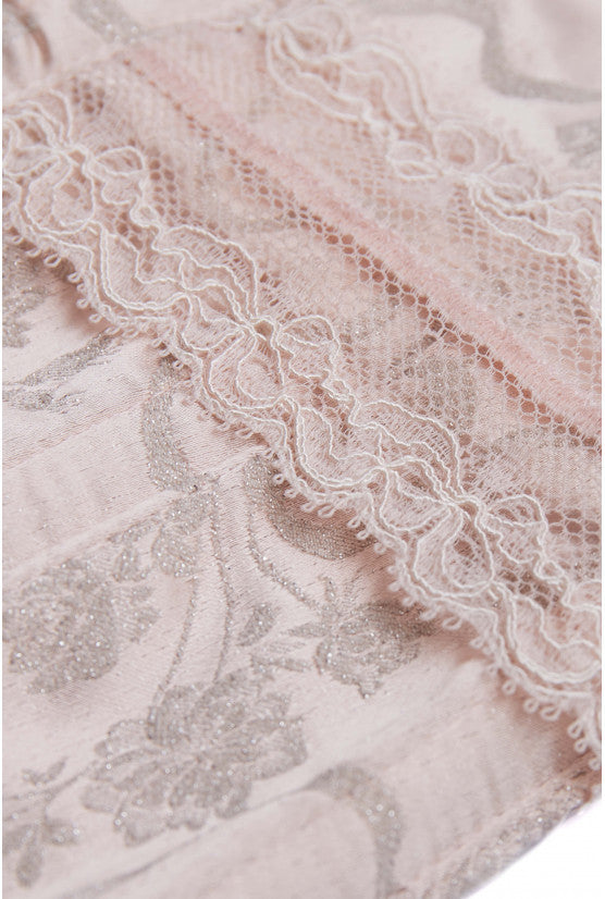 Culotte haute GILIAN satin blush