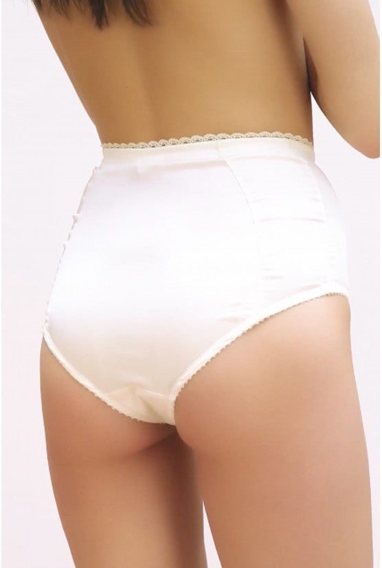 Culotte GAINANTE satin ivoire "Gina"