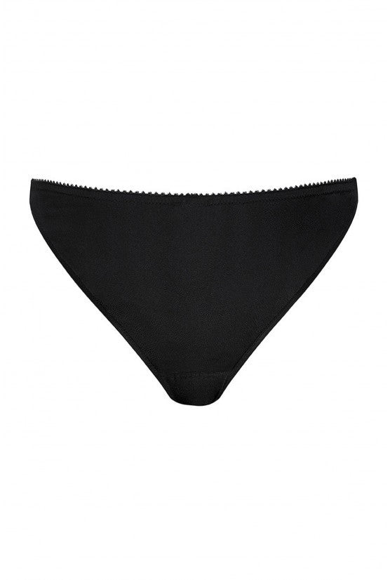 Culotte soie noire MIMI
