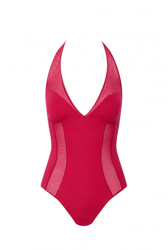 Maillot de bain rose fuchsia