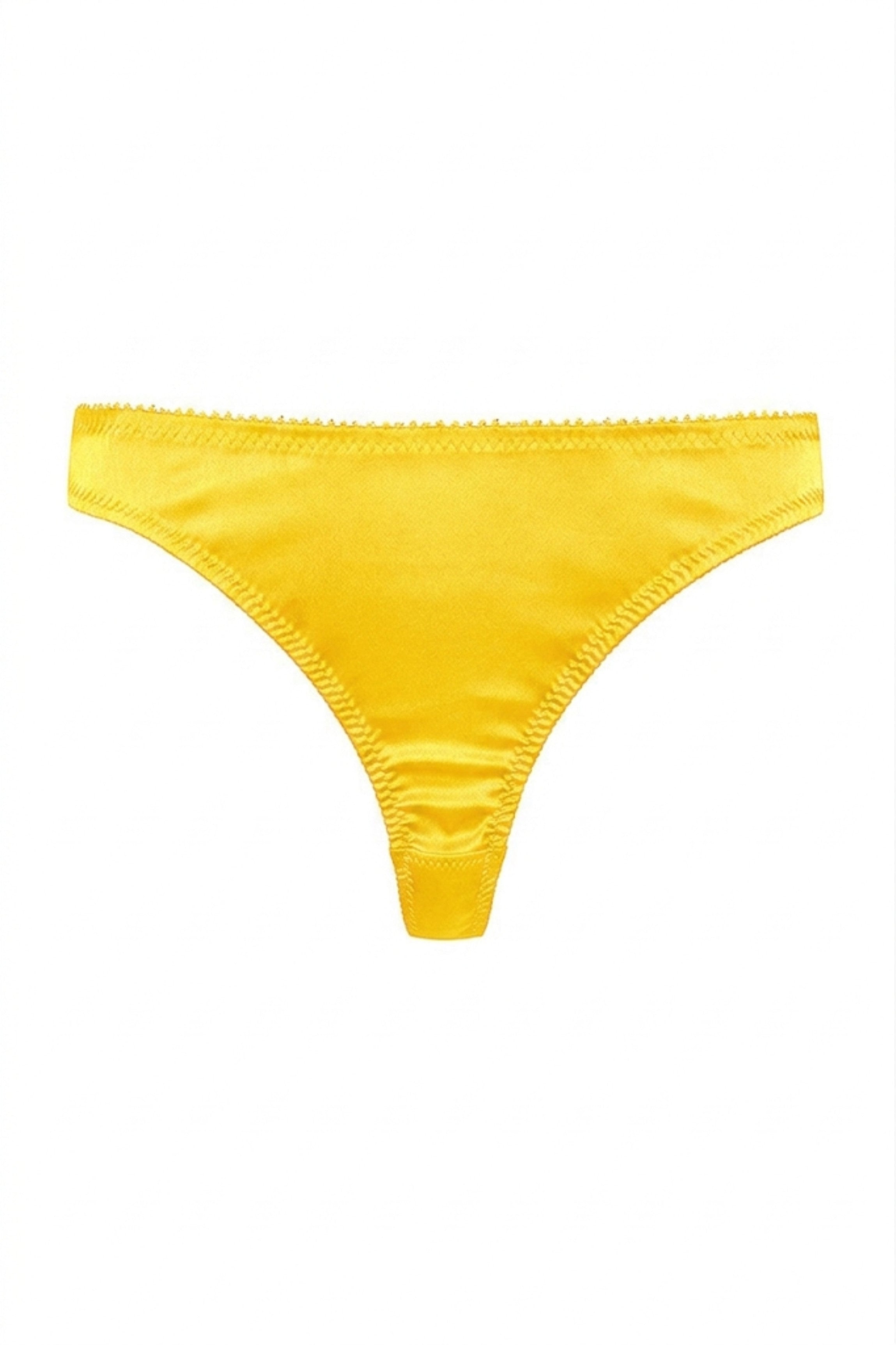 String CATHY soie jaune