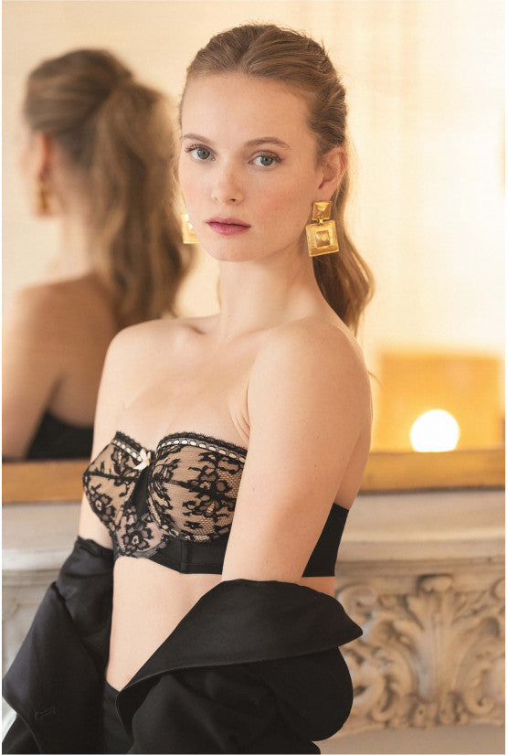Soutien-gorge sans bretelle dentelle "Monaco"