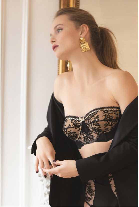 Soutien-gorge sans bretelle dentelle "Monaco"