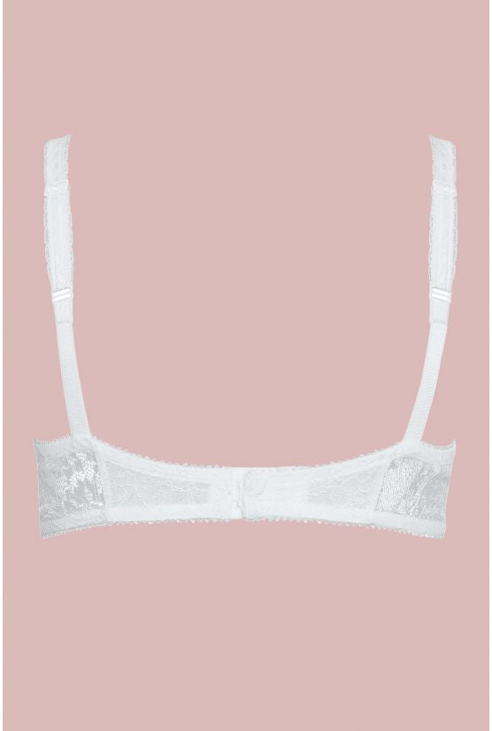 Soutien-gorge BALCONNET chantilly ivoire "Joséphine"