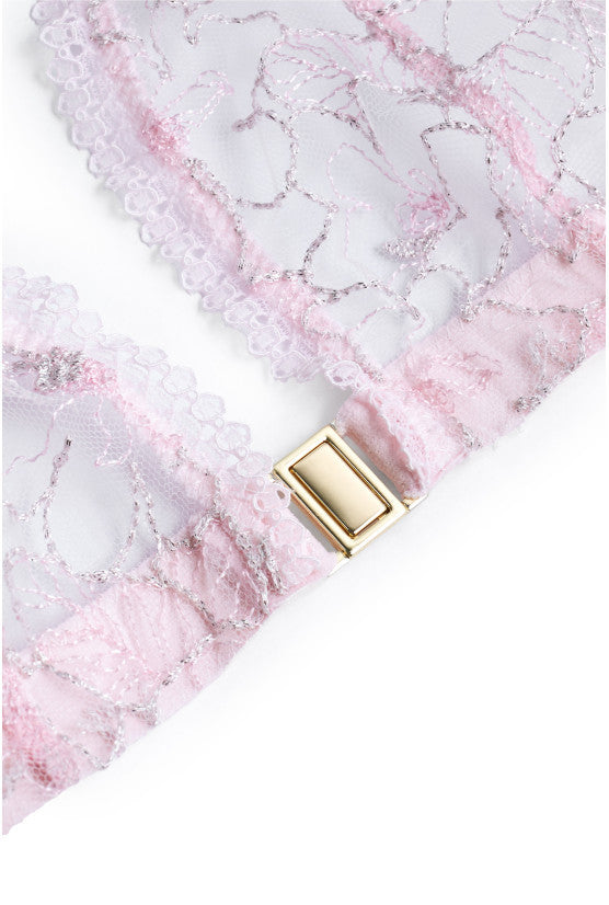 Soutien-gorge ouverture devant Finesse rose CLIP