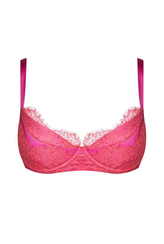 Soutien-gorge pigeonnant fushia