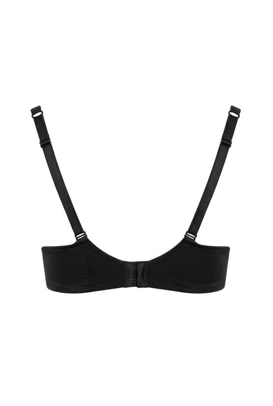 Soutien-gorge Couture satin noir LILI