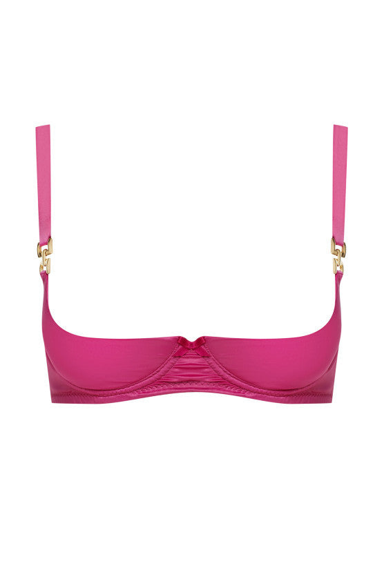 Soutien-gorge sein nu satin fuschia BIJOU