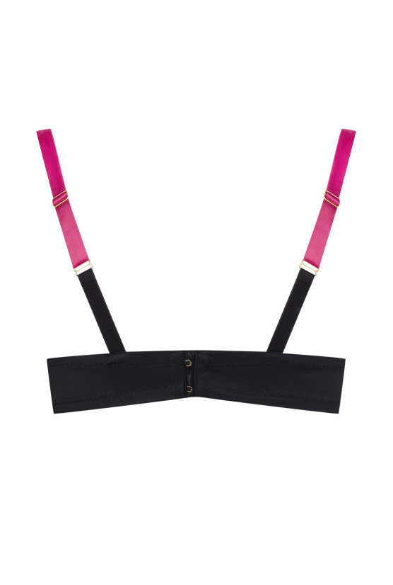 Soutien-gorge sein nu satin fuschia BIJOU