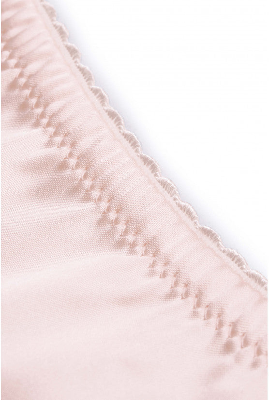 Soutien-gorge tulle rose poudré